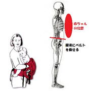 腰ベルトのポイン