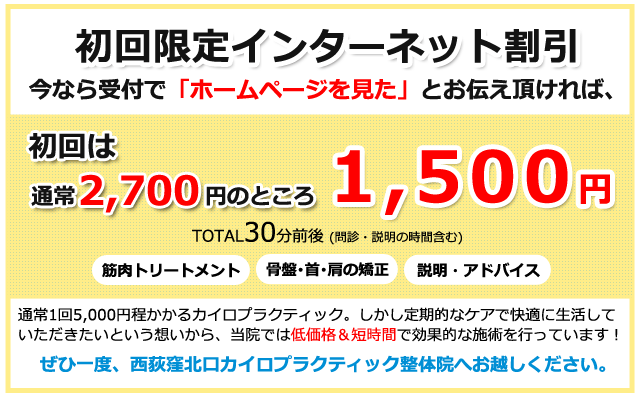 初回限定インターネット割引