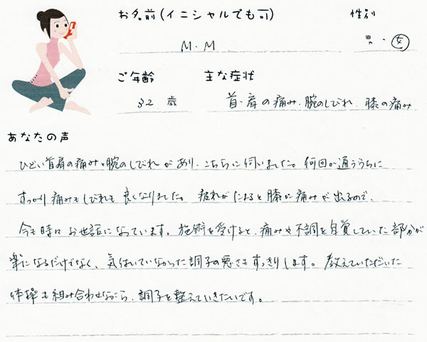 M.Mさん 32歳 女性