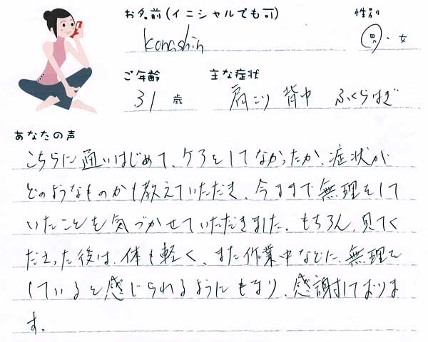 Konashinさん 31歳 男性